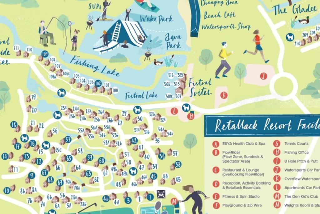 Retallack Resort 4 Bedroom Lodge - Hot Tub For Hire On Request -Pool & Spa Padstow Exteriör bild